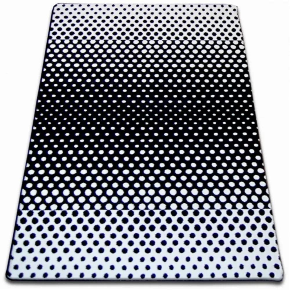 Kusový koberec Bodky čierny 140x190cm