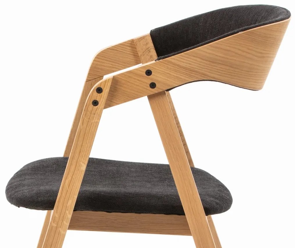 NELL FULL DREVENÁ STOLIČKA S ČALÚNENÍM oak