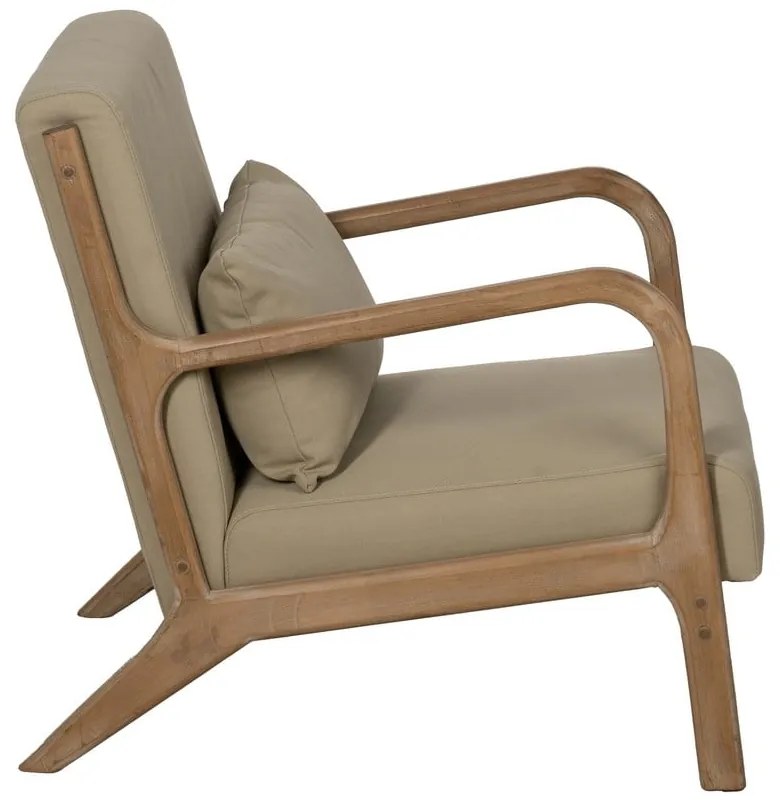 Béžové kreslo Weave – Ixia