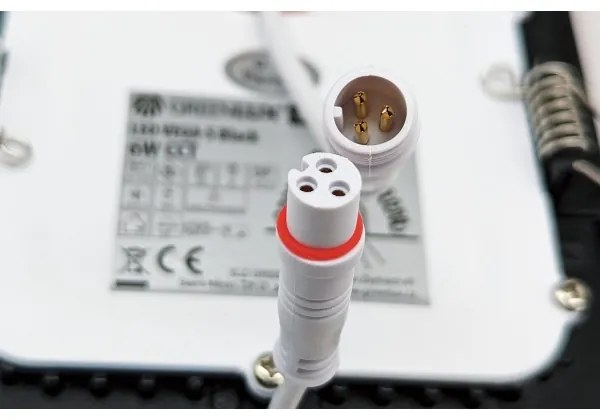 LED Podhľadové svietidlo VEGA LED/18W/230V 2900/3900/5800K pr. 22,5 cm čierna