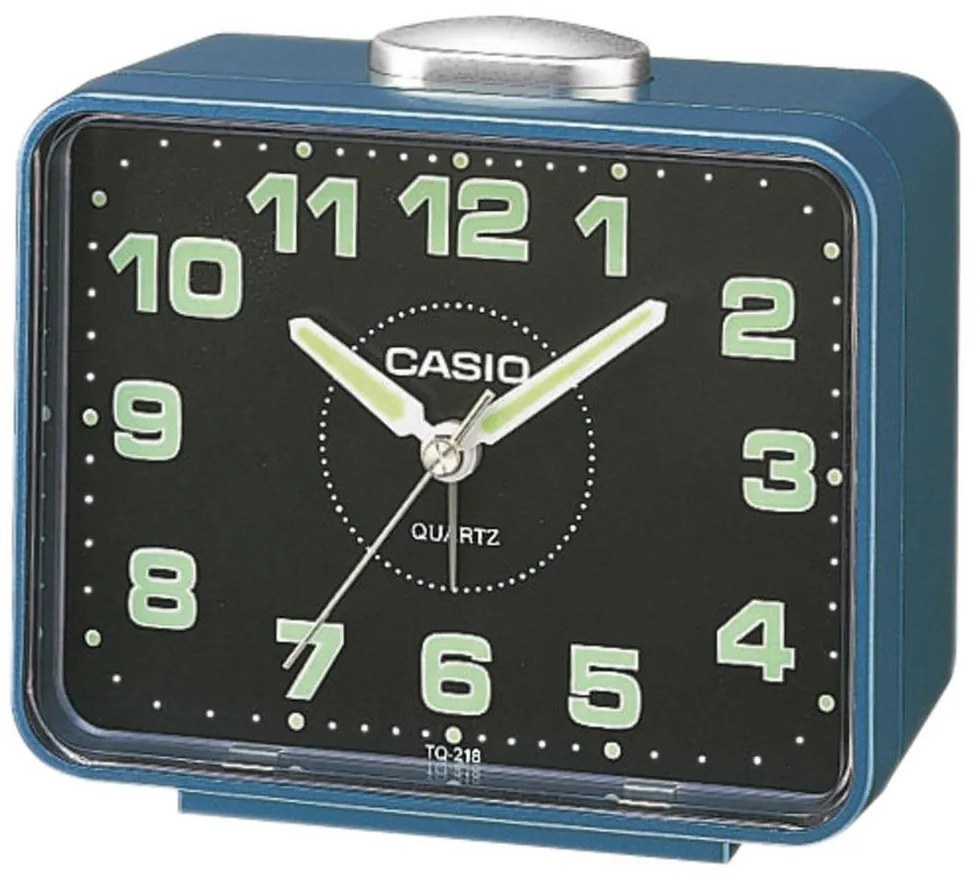 Casio - Budík 1xLR14 modrá/čierna FT0366