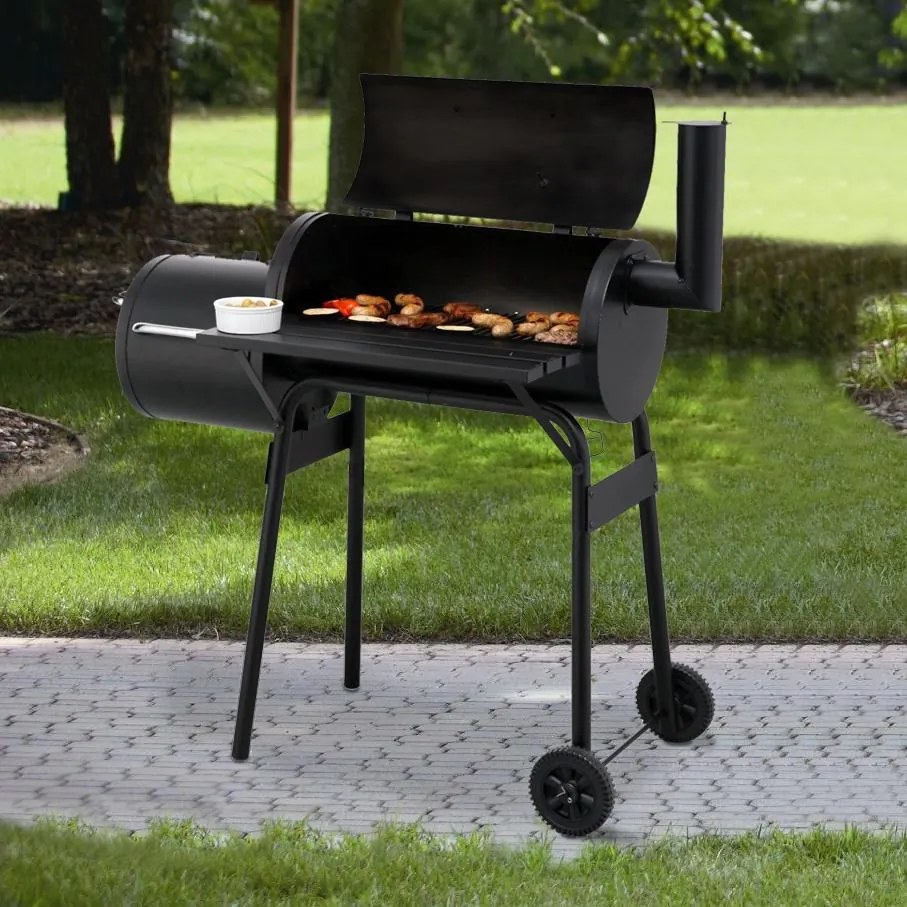 Záhradný gril s udiarňou LOKOMOTIVA AVENBERG BBQ PREMIER