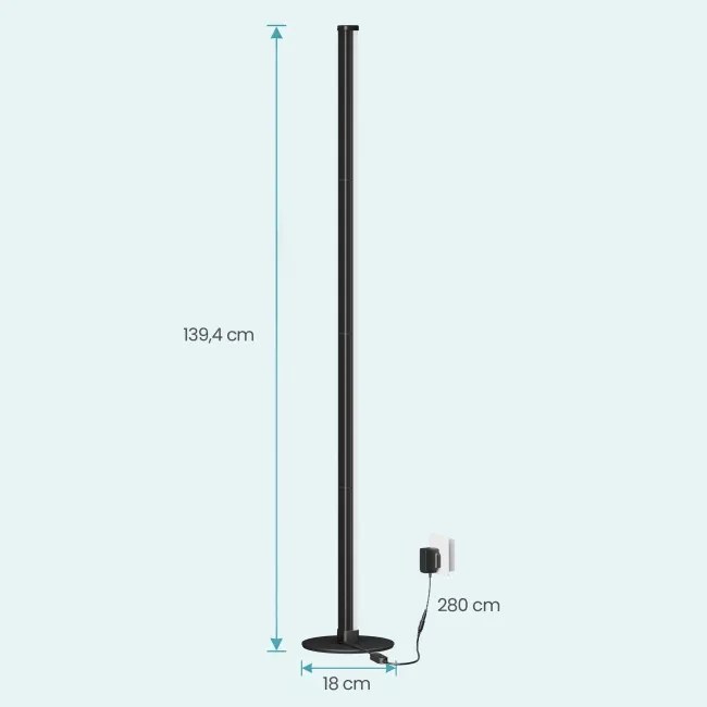 RGB LED stojacia lampa LFLB35025BD02