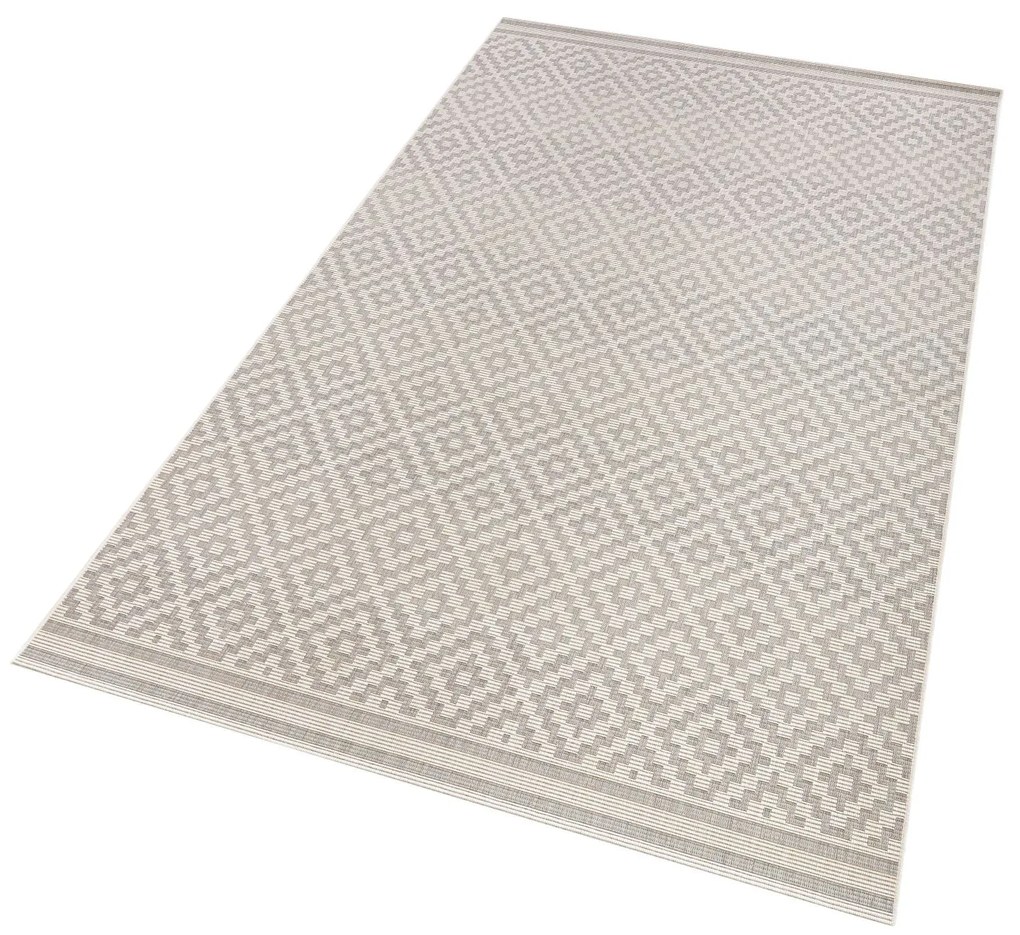 Kusový koberec Meadow 102467 – na von aj na doma, 240x340, šedá, chodba / predsieň, Hanse Home