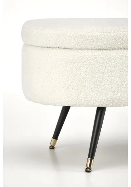 Lavica s úložným priestorom AVEIRO 46x120 cm biela