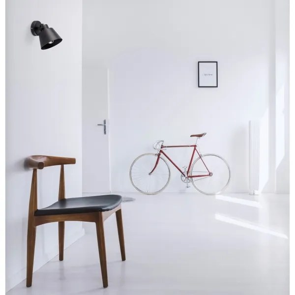 Brilagi - Nástenné bodové svietidlo TECHNO 1xE27/60W/230V čierna