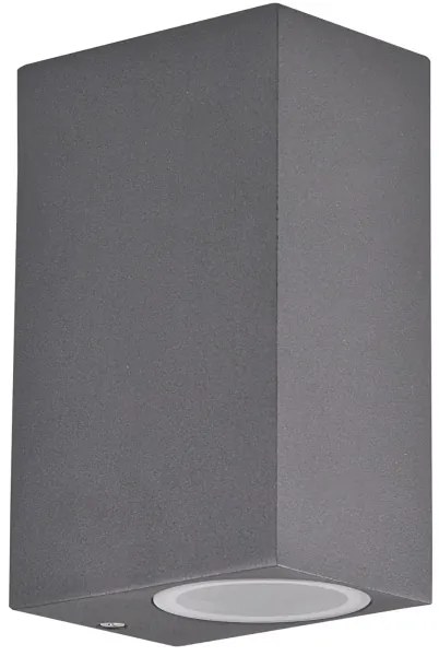 Vonkajšie nástenné svietidlo BOSTON 2xGU10/10W/230V antracit