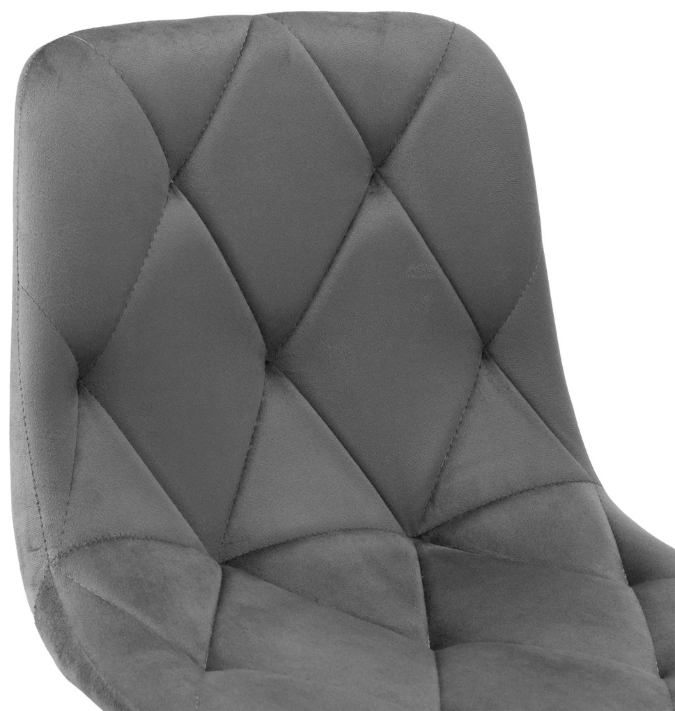 Barová stolička KINGSTON sivá