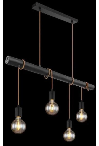 Globo 15459-4H - Luster na lanku LEO 4xE27/60W/230V