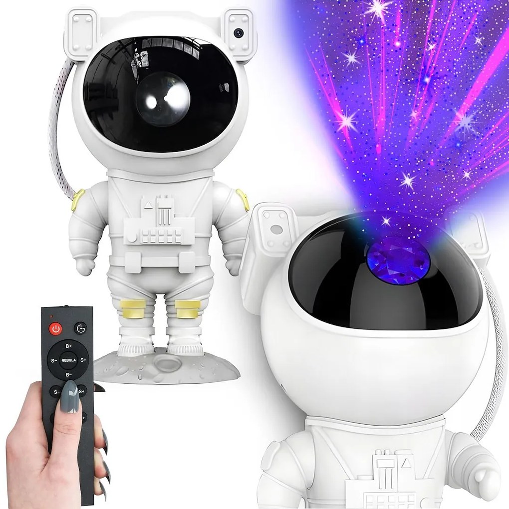 LED projektor Astronaut s diaľkovým ovládaním