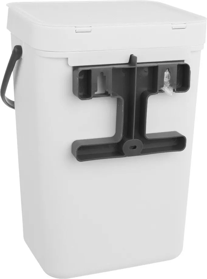 Biely plastový odpadkový kôš 10 l – Orion