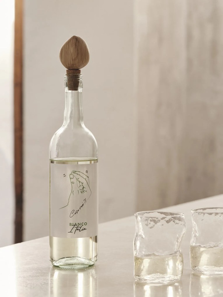 Ferm Living Pohár na vodu Dimple 270 ml – sada 2 ks