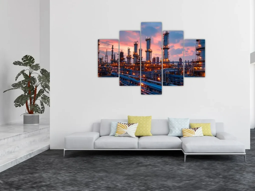 Obraz - Priemyselné preteky (150x105 cm)
