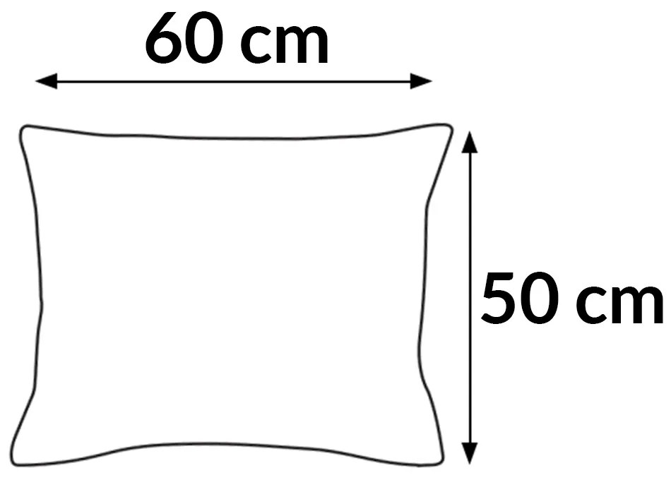 SATÉNOVÁ OBLIEČKA NA VANKÚŠ 011 50X60 CM TMAVOMODRÁ