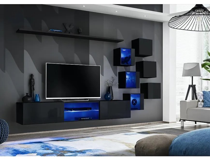 Obývacia Stena Switch Xxi Čierna