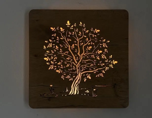 Svietiaci obraz strom Orech