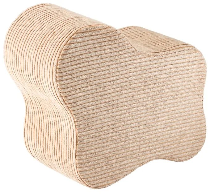 Svetlohnedý menčestrový detský puf Cloud – Wigiwama