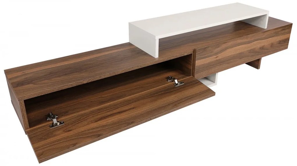 Obývacia stena Nirvana teak/biela