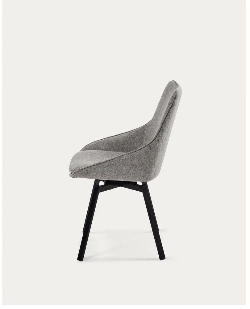 Sivá jedálenská stolička Jenna – Kave Home