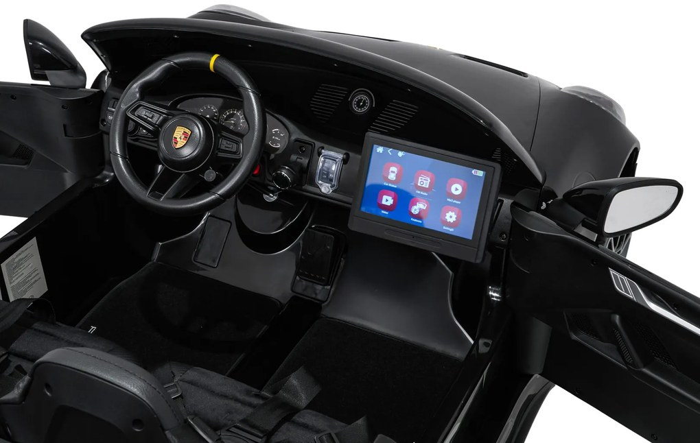 Detské elektrické autíčko Porsche 911 GT3 STRONG MP4 čierne