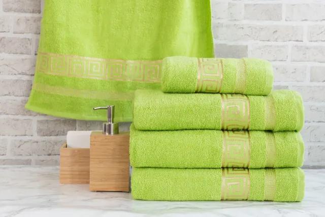 XPOSE ® Froté ručník BELLA - světle zelená 50x90 cm