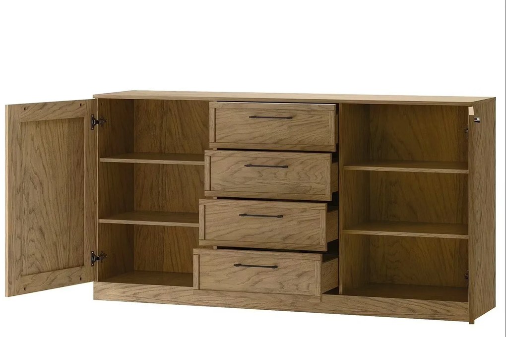 Komoda Cozy 47 z masivu 170 cm dub Rustikal