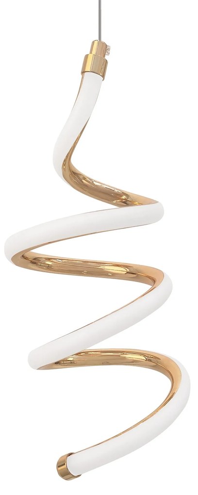 Toolight Toolight, LED závesné stropné svietidlo, 12W, 3000K, LHJ096-1CP, ružové zlato, OSW-50041