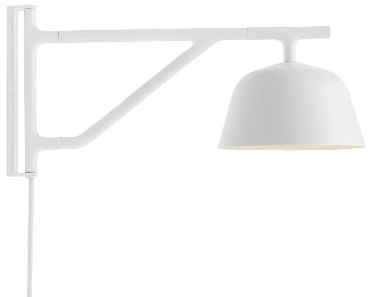 Muuto Nástenná lampa Ambit, white 15312