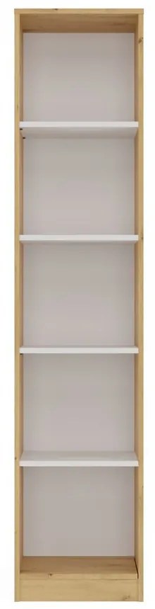 Regál Onyx R40 40 cm dub Artisan/bílý