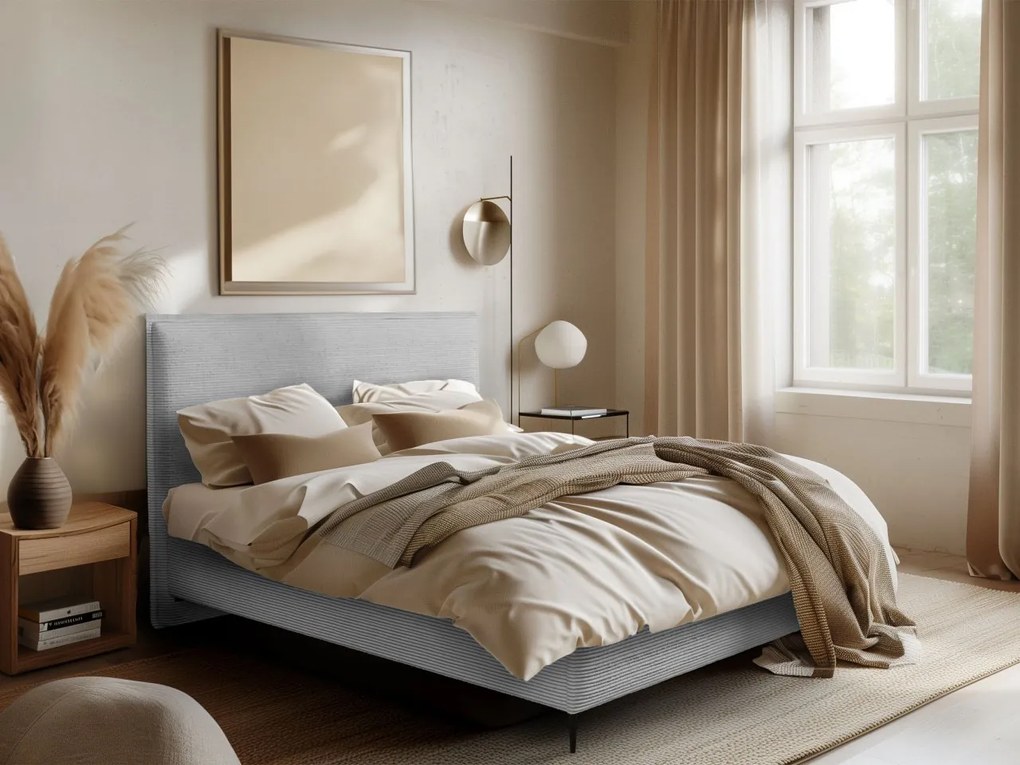 Čalúnená posteľ Alecias Corduroy, Dostupné poťahy: Poso 14, Rozmer postele: 180x200