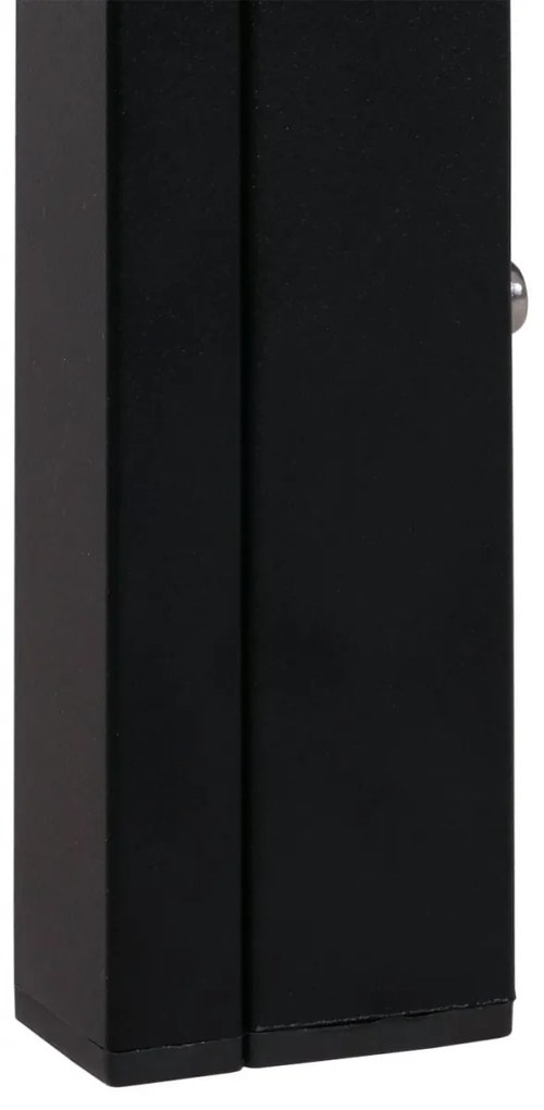 Záhradný stôl HWC-N40, hliník, 140x80cm - antracit