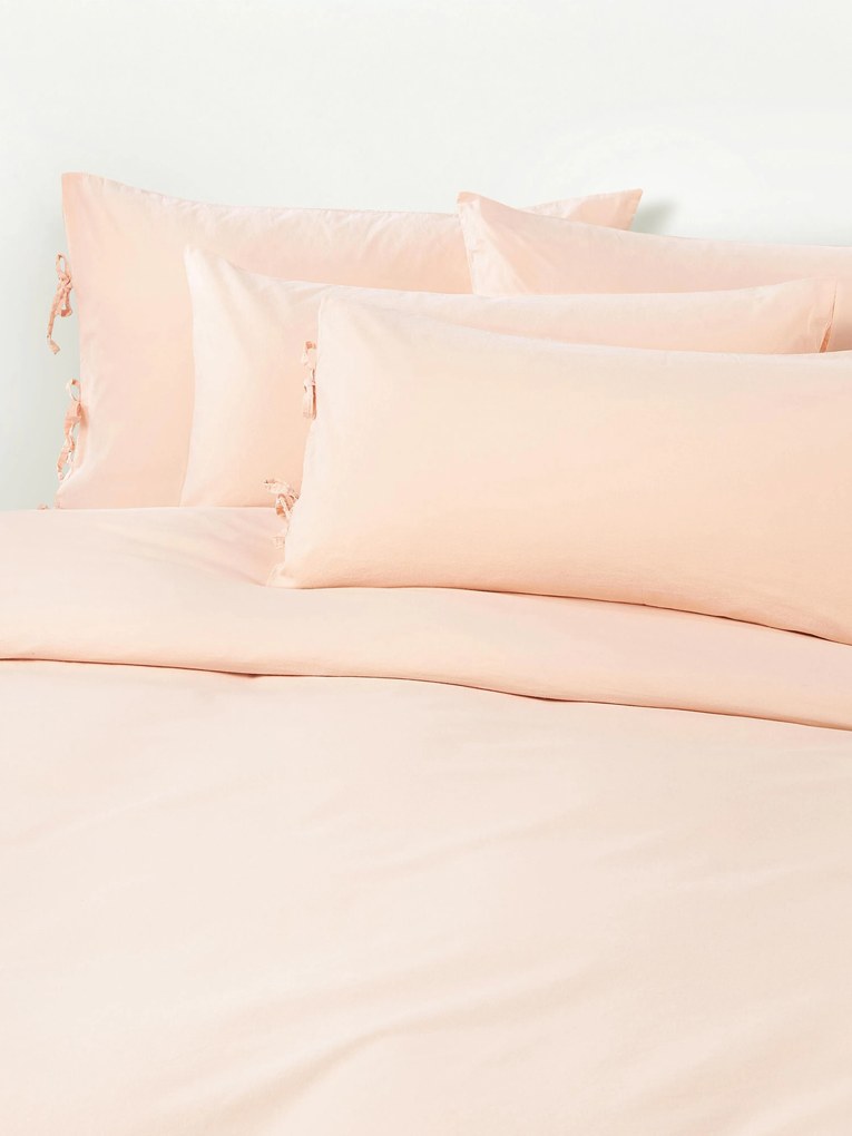 Obliečka na paplón z vypratého bavlneného perkálu Leonie