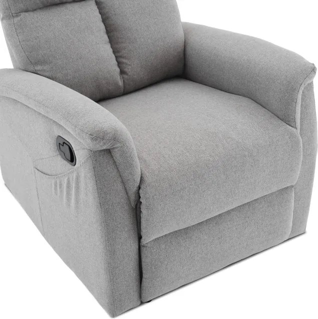 Polohovacie kreslo sivé TV-916 SIL2