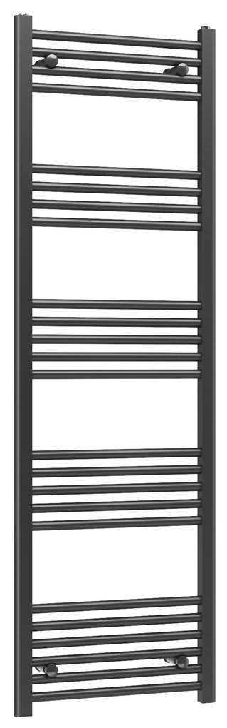 Gamma Erga Basic, vykurovacie teleso 1500x500 mm, 594 W, čierna matná, ERG-LAV-BASIC-15050-BK