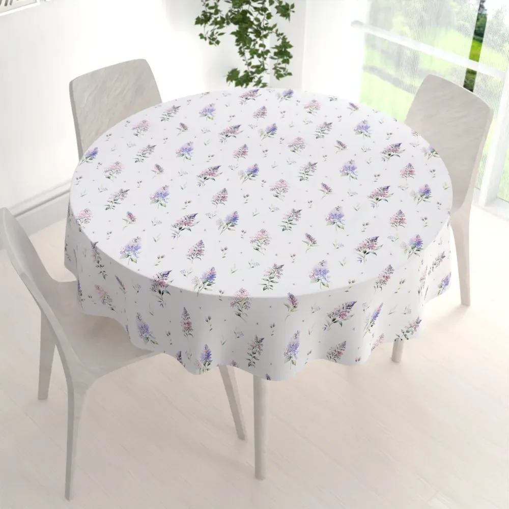Biante Teflónový okrúhly obrus TF-105 Orgovány na bielom Ø 60 cm