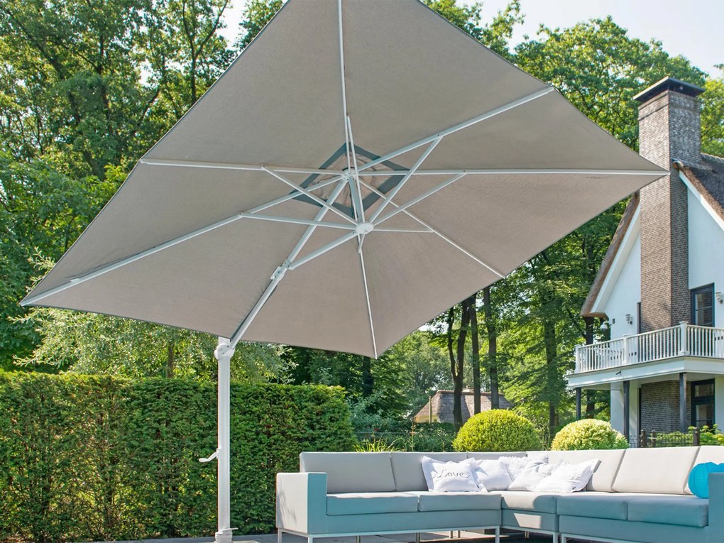 Siesta premium slnečník tmavo sivý 300x300 cm