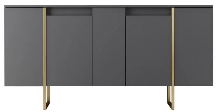 Skrinka Luxe Anthracite and Gold