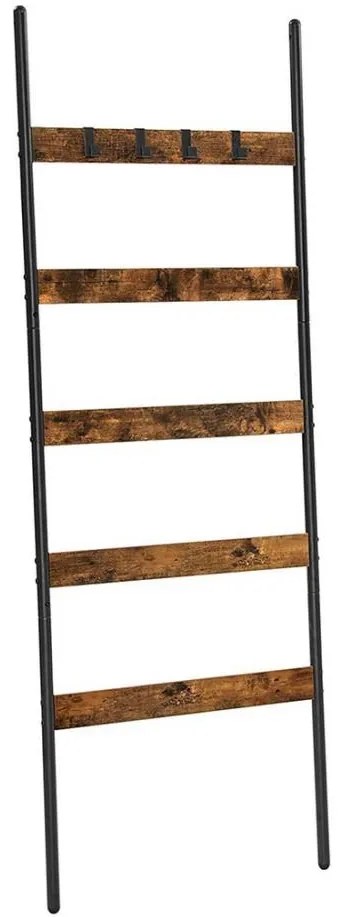 Stojanový vešiak NAVARO hnedá/čierna