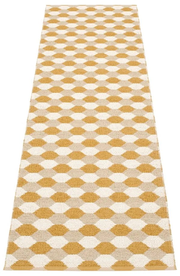 Okrovožltý vnútorný a vonkajší behúň 70x250 cm Dana Ochre – Pappelina