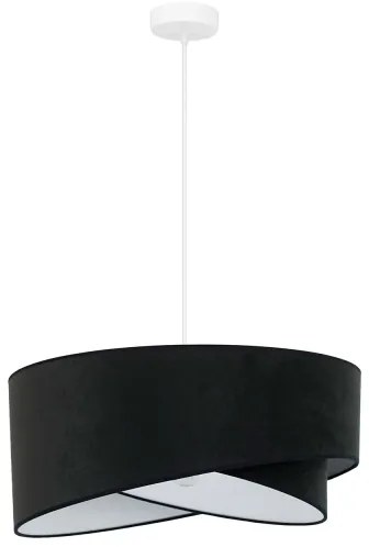 Brilagi - LED Luster na lanku LYRA 1xE27/15W/230V čierna/biela