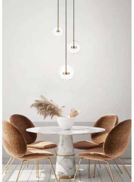 Zuma Line P0428-03L-L4AC - LED Luster na lanku ENCELADUS 3xLED/5W/230V zlatá