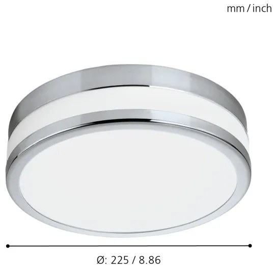 Eglo 94998 - Kúpeľňové LED svietidlo PALERMO LED/11W/230V IP44