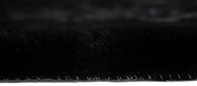 Koberec RABBIT FUR čierny