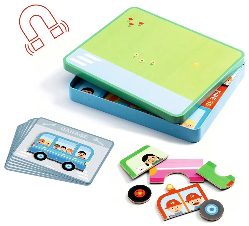 Hra s magnetmi – vozidlá