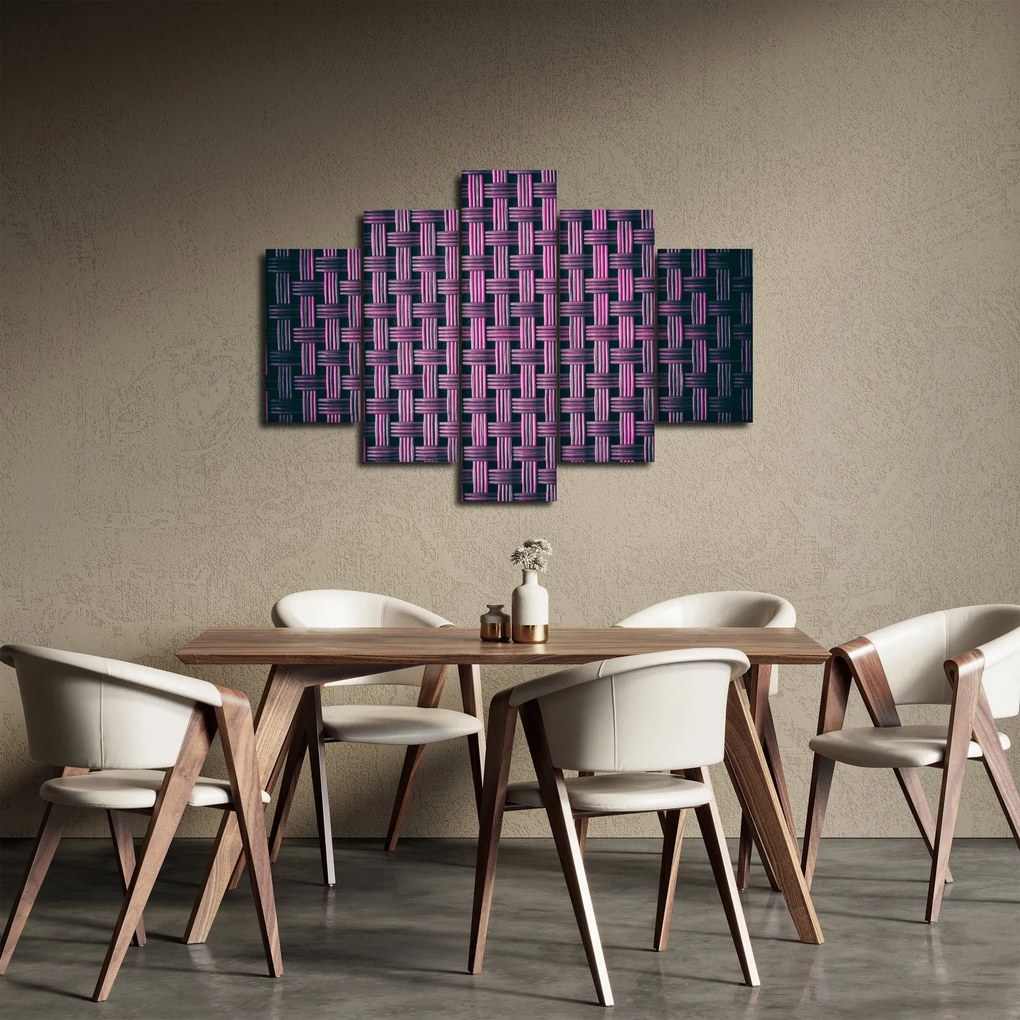 Obraz fialovej textúry (150x105 cm)