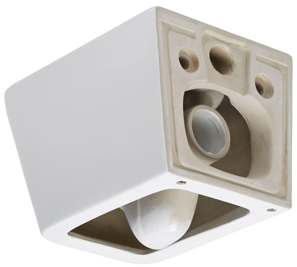 Závesná WC misa nástenná biela