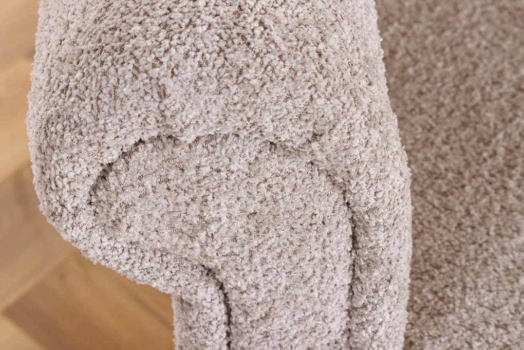 Rozkladacia pohovka MAISON BELLE 220 cm bouclé greige