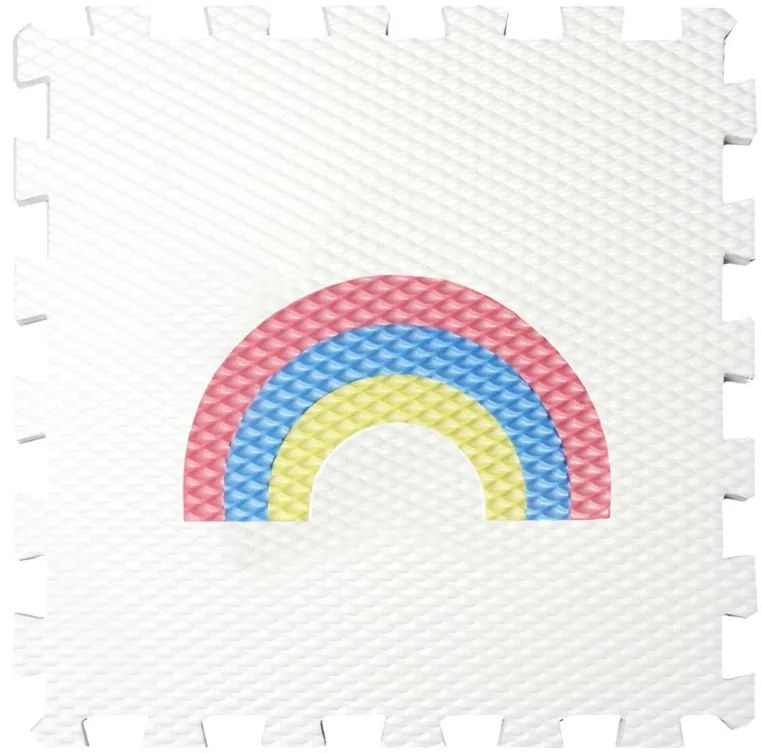 Penová podlaha na zem do detskej izby 12 dielov DÚHA