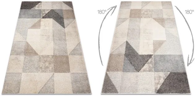 Koberec FUSION 9777 geometrický / moderný / abstraktný, krémový / béžový