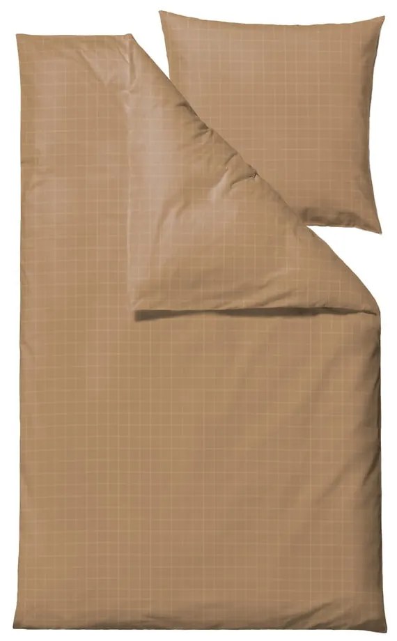 Oranžové damaškové obliečky na jednolôžko 135x200 cm Clear – Södahl